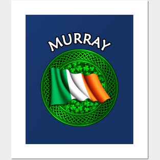 Irish Flag Shamrock Celtic Knot - Murray Posters and Art